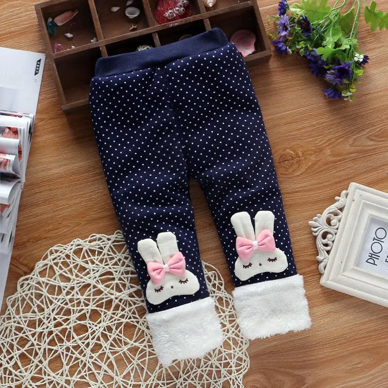 Baby pants with fleece