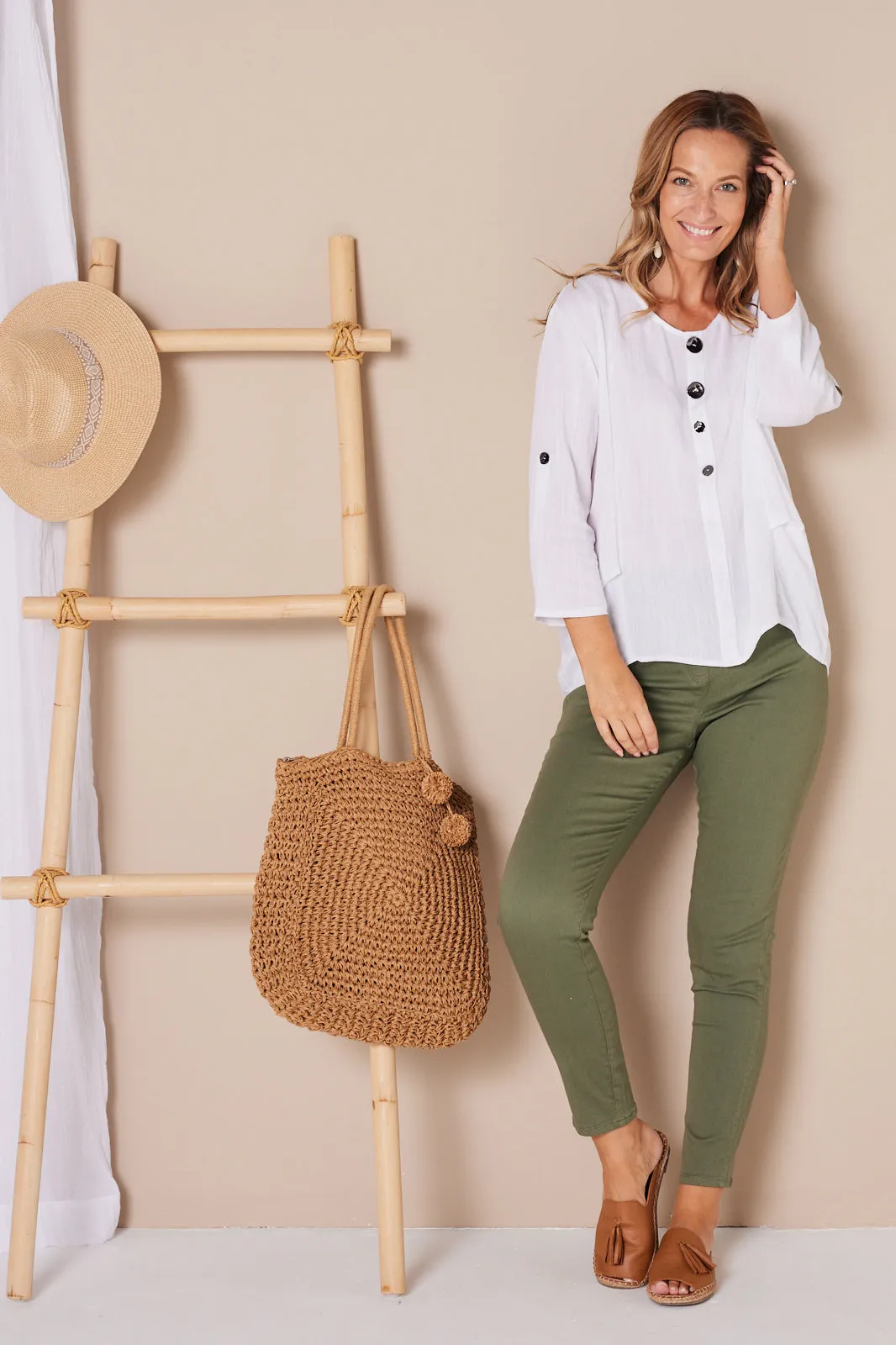 Denver Jeggings - Khaki