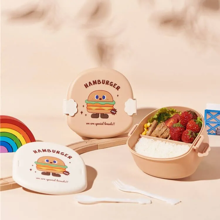 Food Shaped Snack Box | Hamburger with Khaki Cover