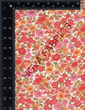 GARDEN FLORAL ON RAYON CHALLIS [NFF210409C-011]