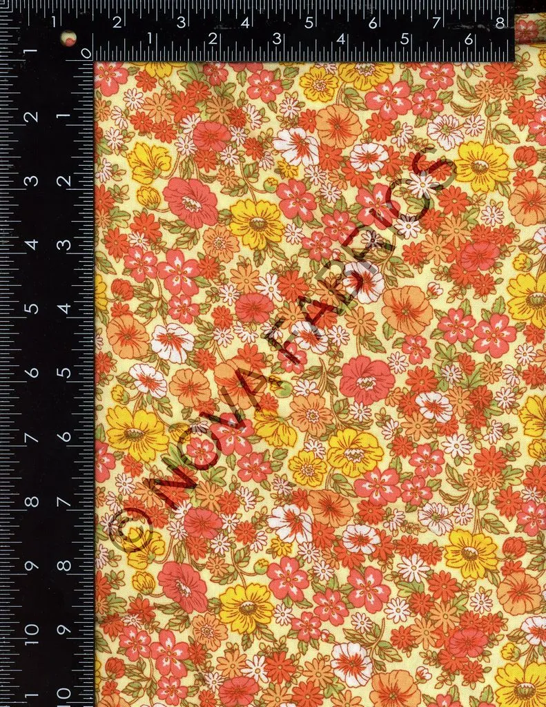 GARDEN FLORAL ON RAYON CHALLIS [NFF210409C-011]