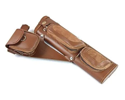 Gompy Elite leather side quiver brown