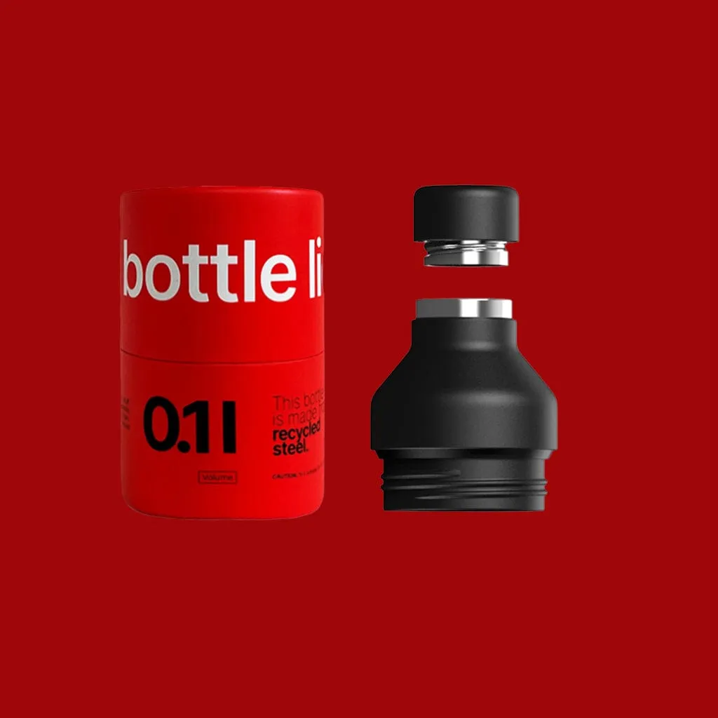 Hybrid Bottle - Recycled Stainless Steel, White