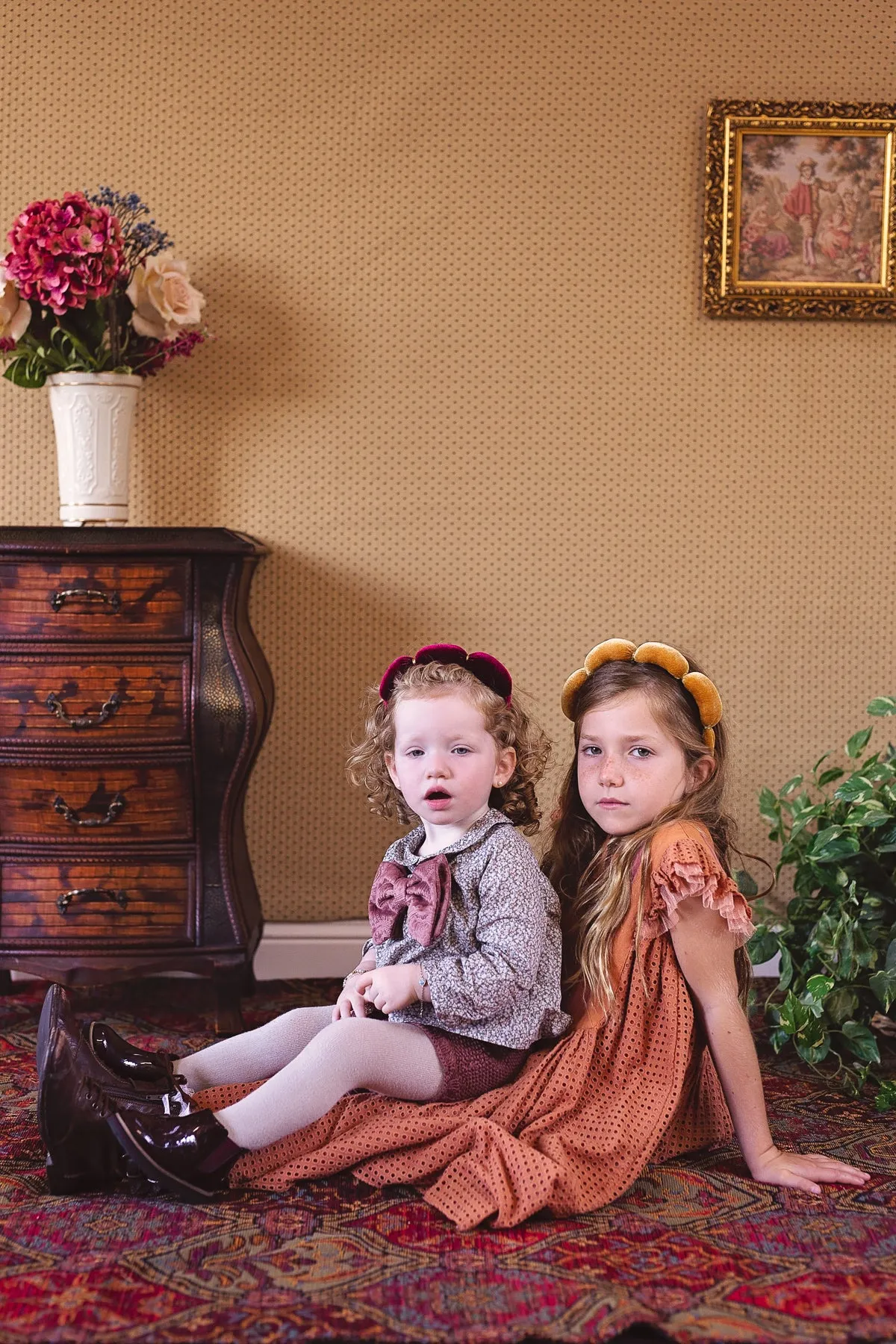 Jasmin Headband - Gold Velvet
