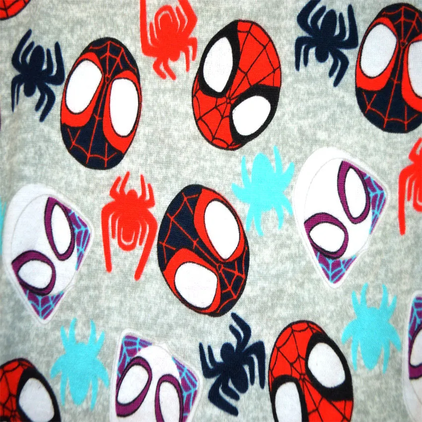 Marvel Comics Spiderman 4 Piece Cotton Toddler Pajamas