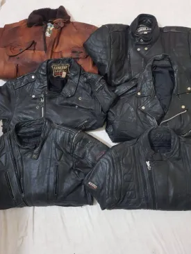 Motorbike leather jacket 11 pieces