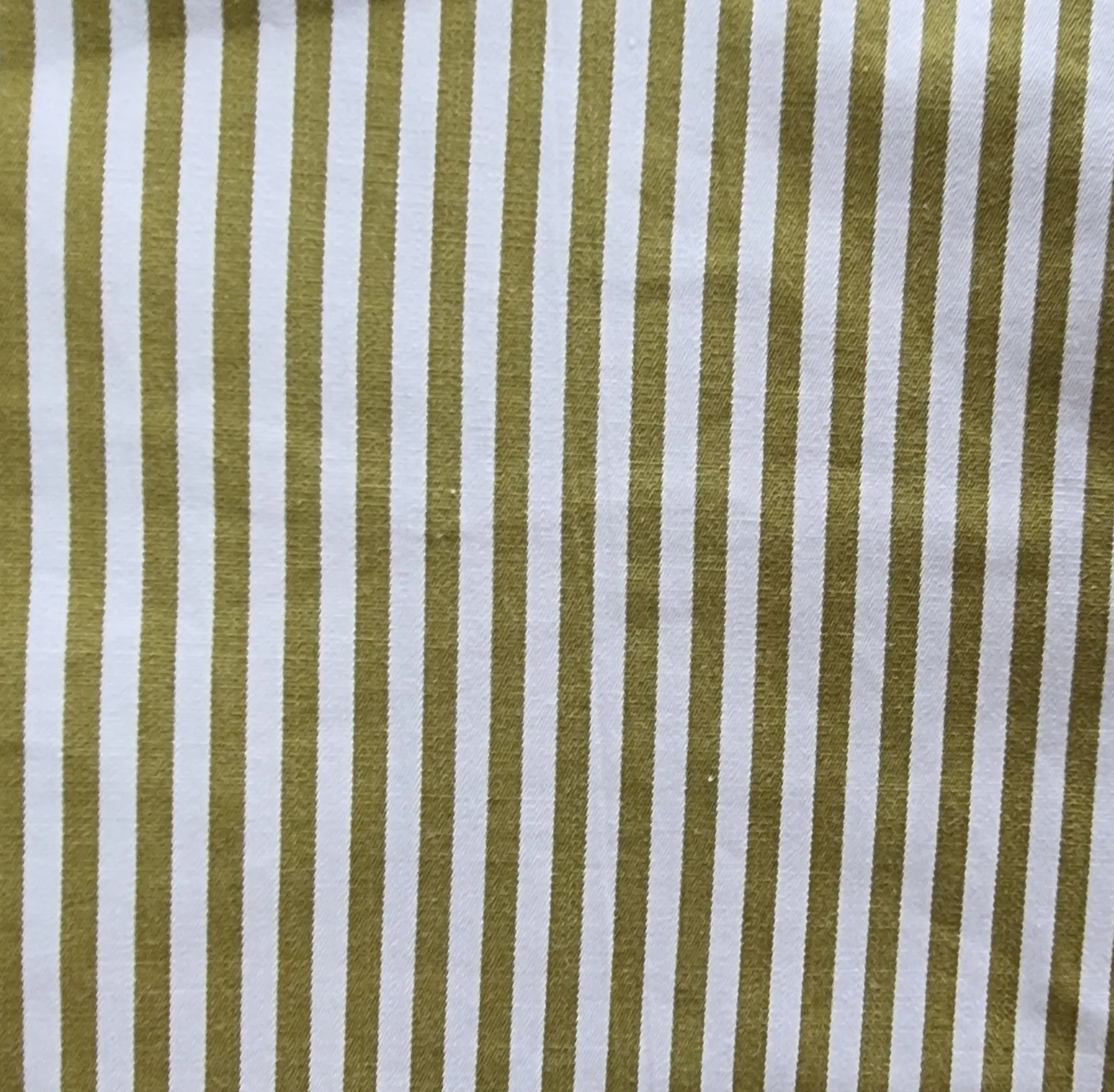 Richard James Saville Row Men’s Khaki Striped Shirt – Size 15 1/2