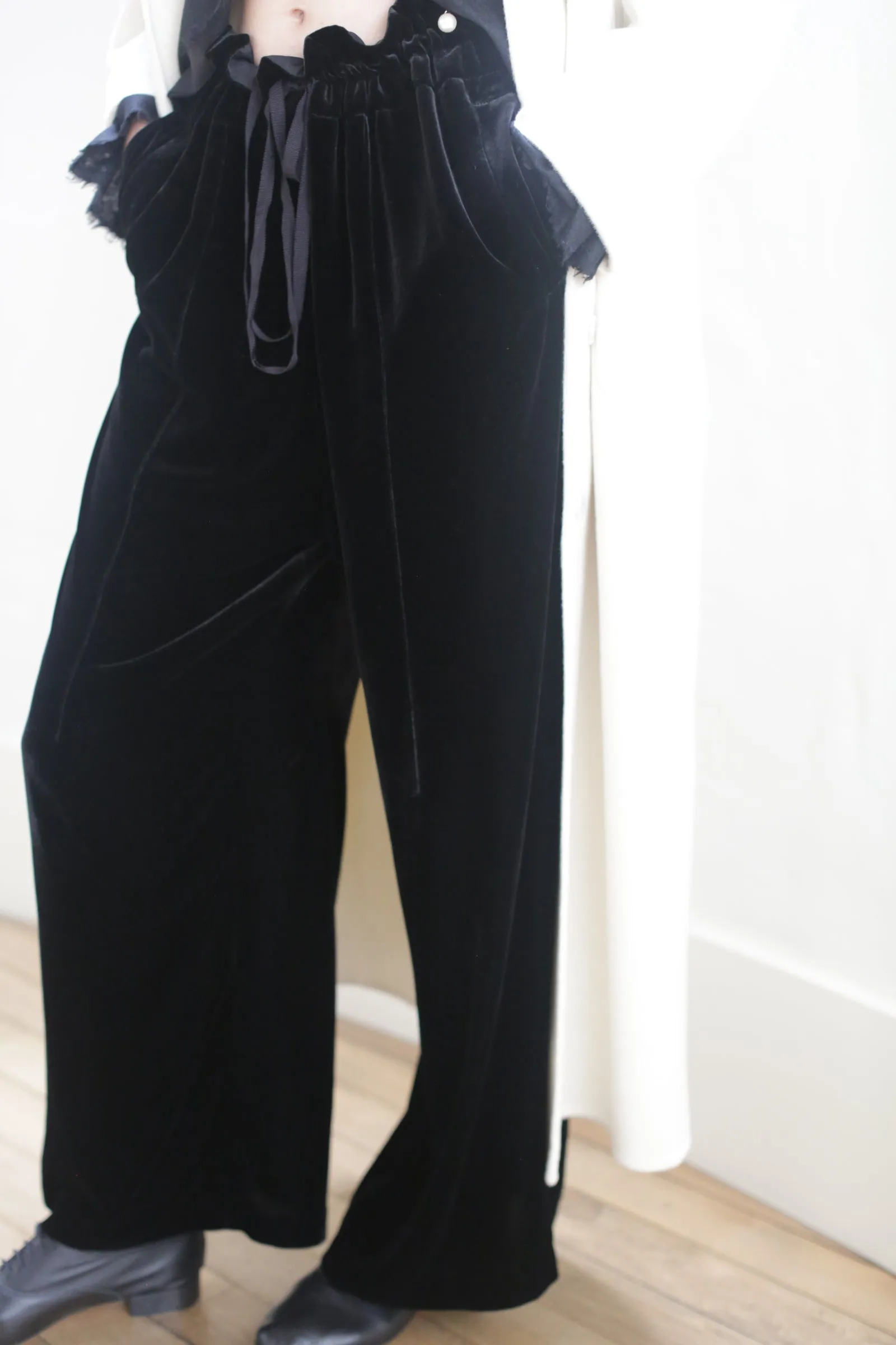 Silk Velvet Trousers
