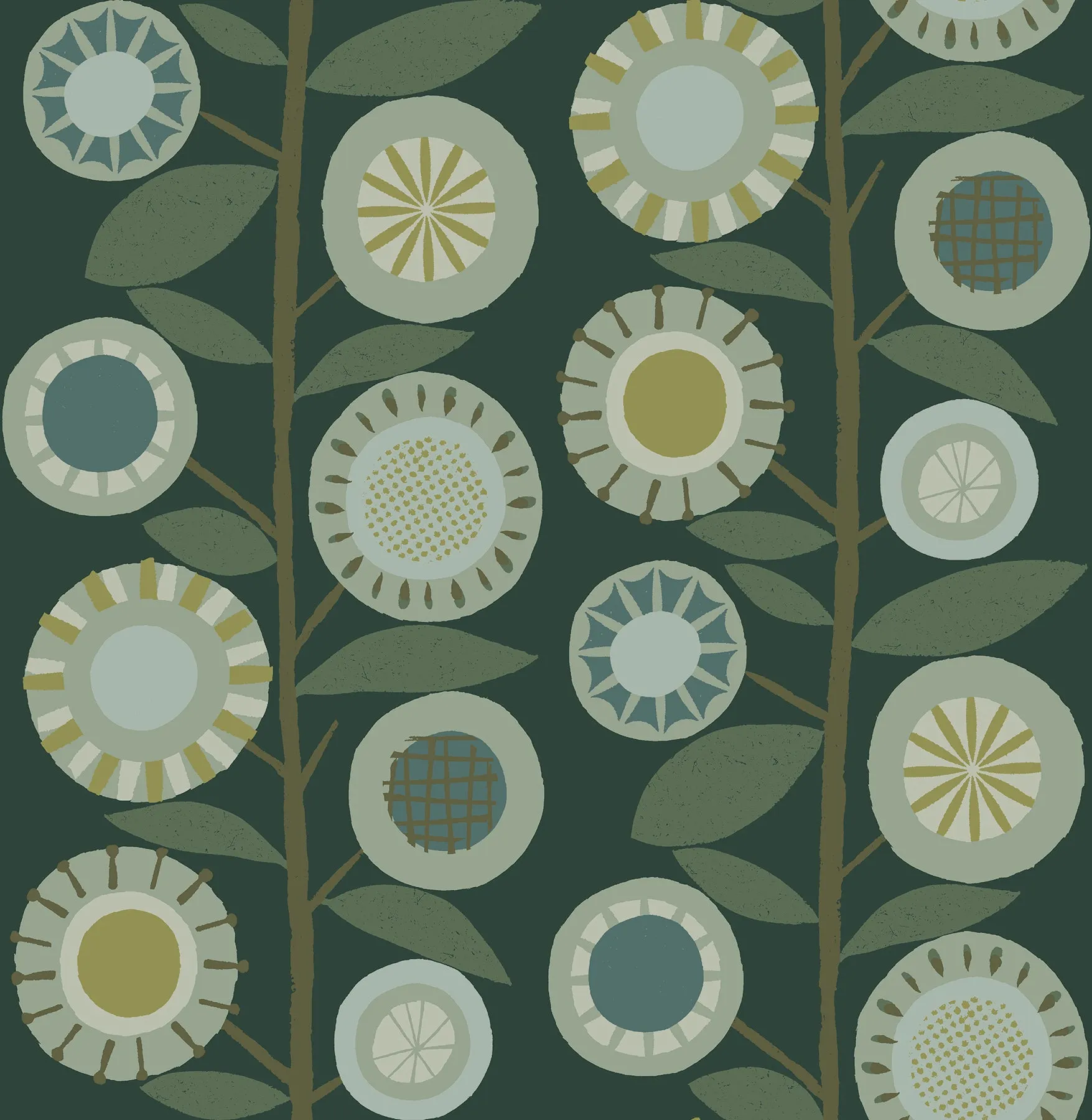 Sisu EverFloral Geometric Wallpaper