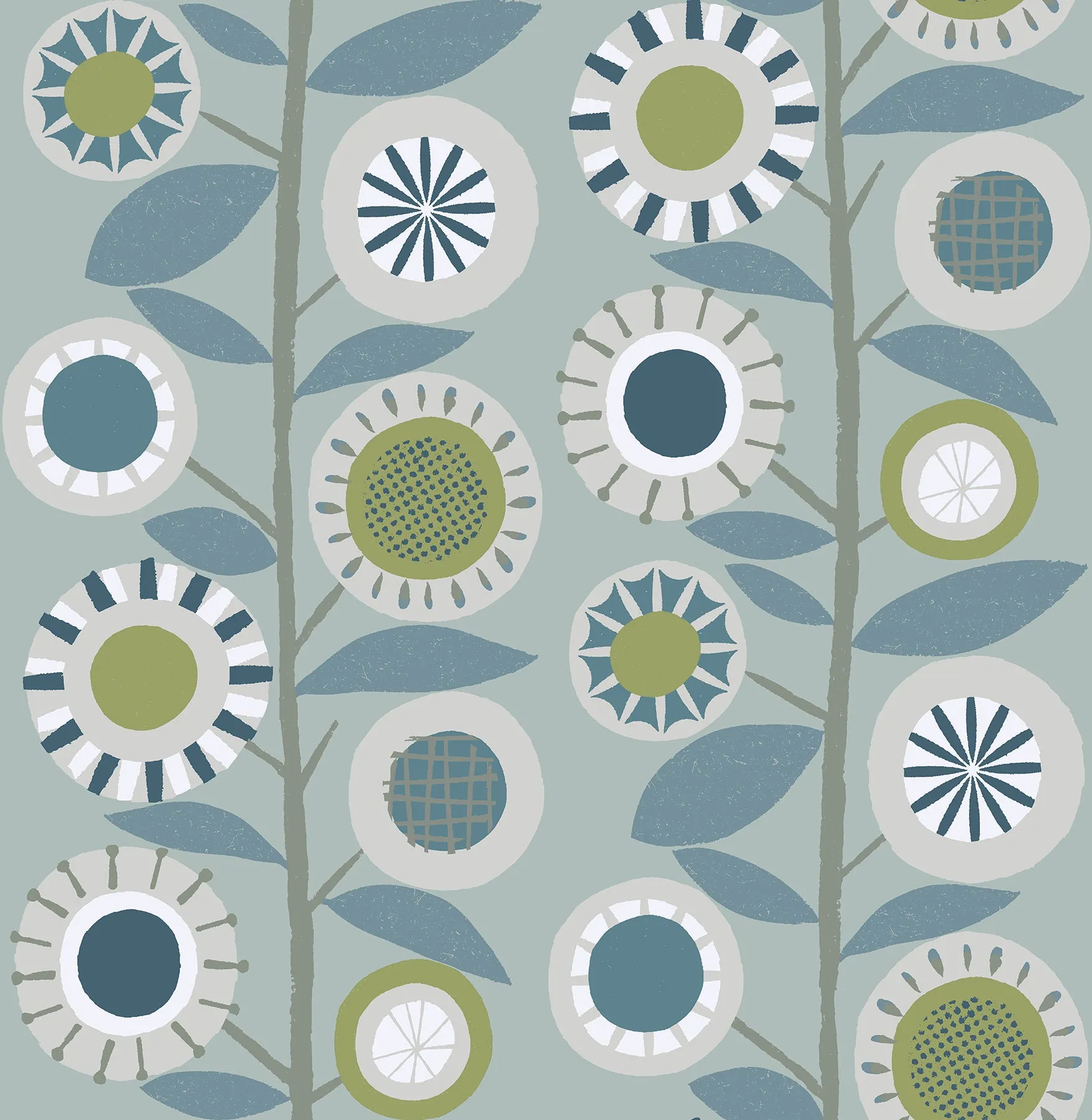 Sisu EverFloral Geometric Wallpaper