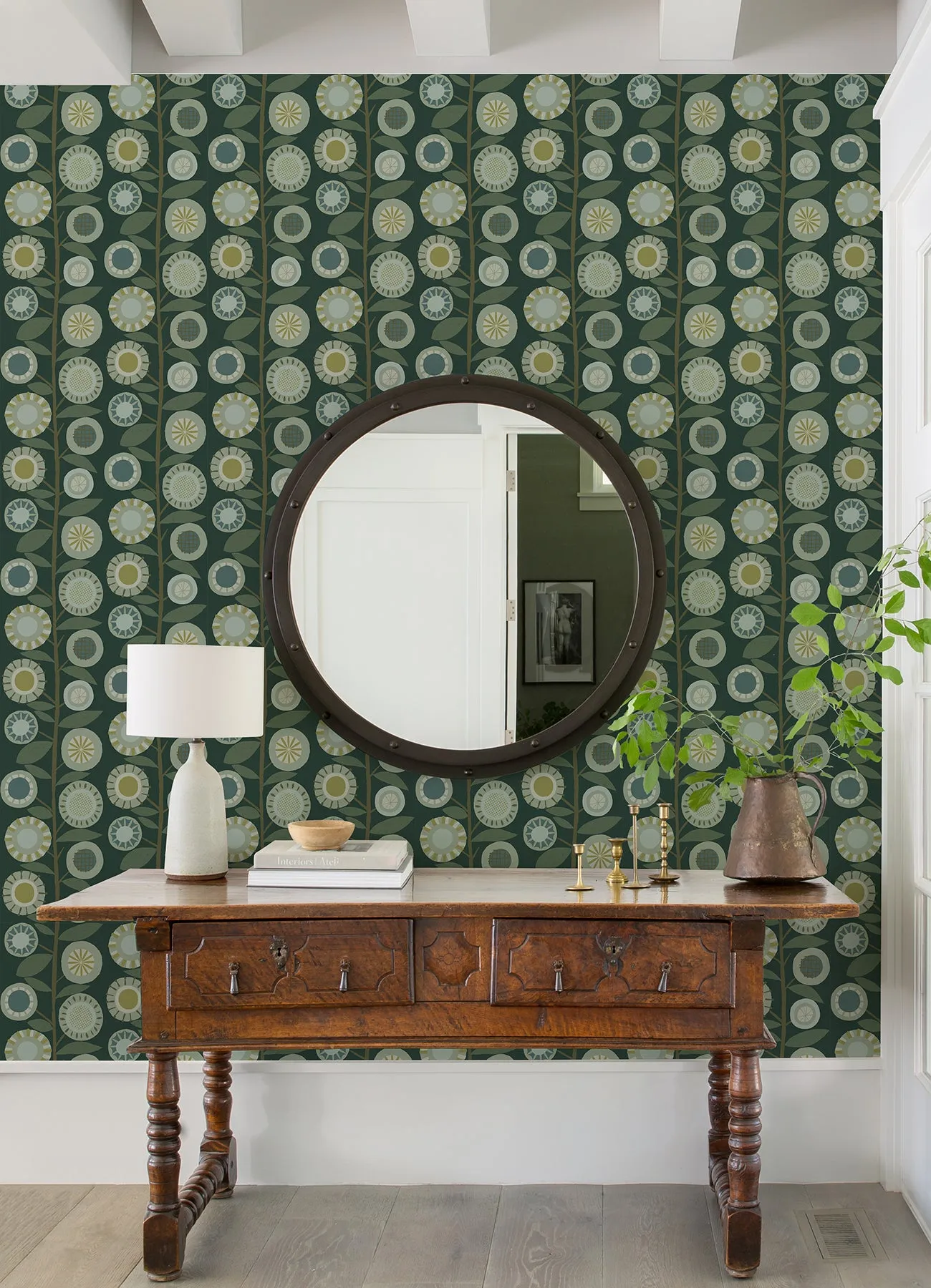 Sisu EverFloral Geometric Wallpaper