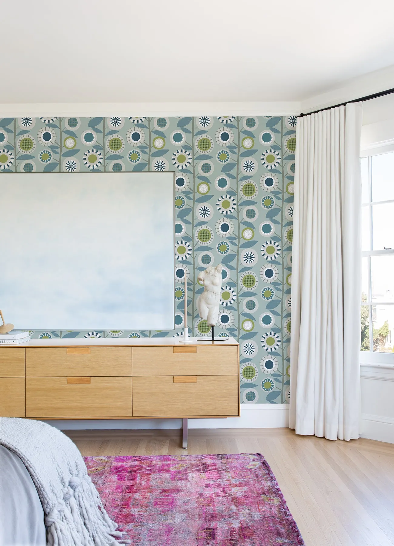 Sisu EverFloral Geometric Wallpaper
