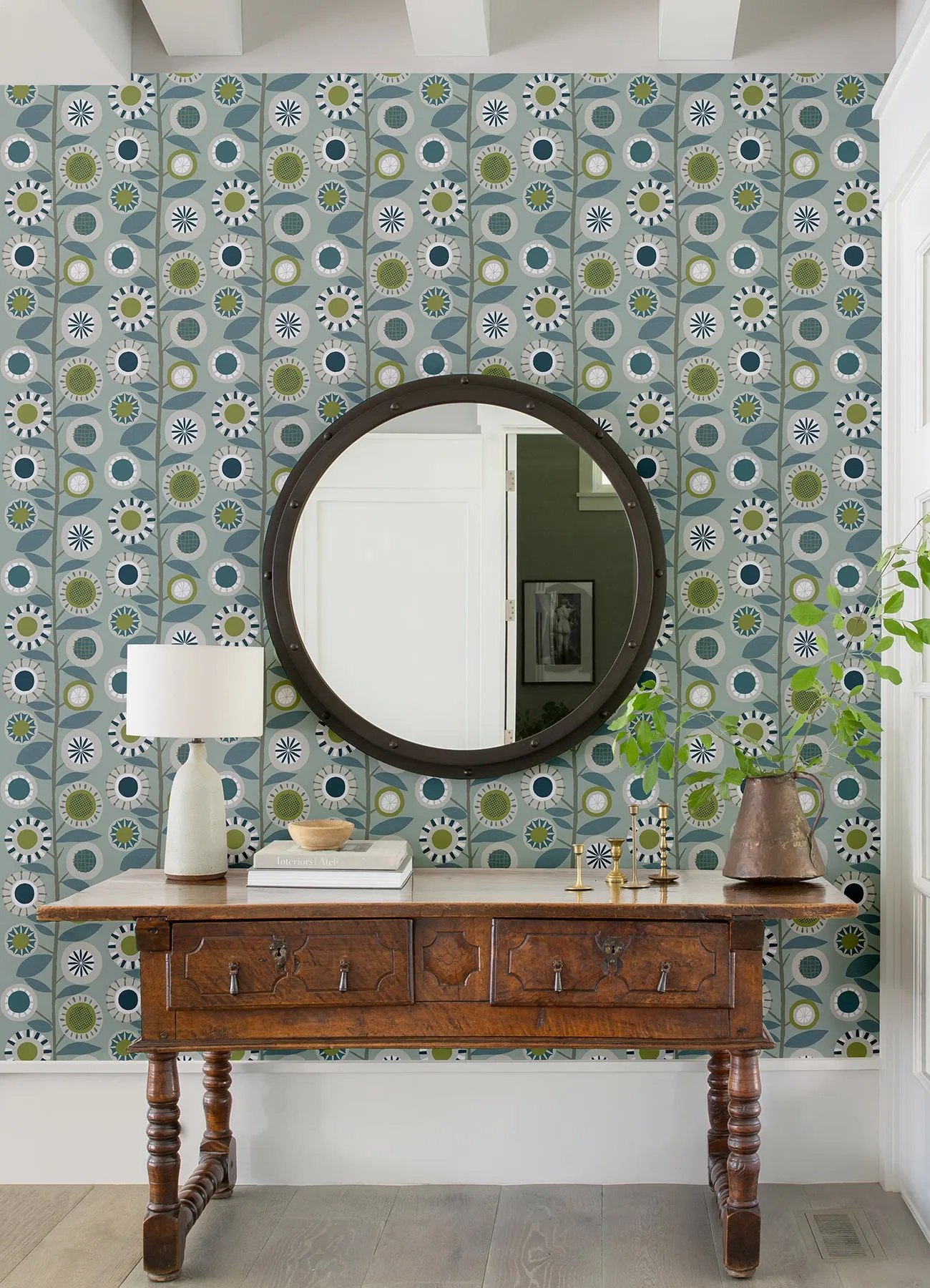 Sisu EverFloral Geometric Wallpaper
