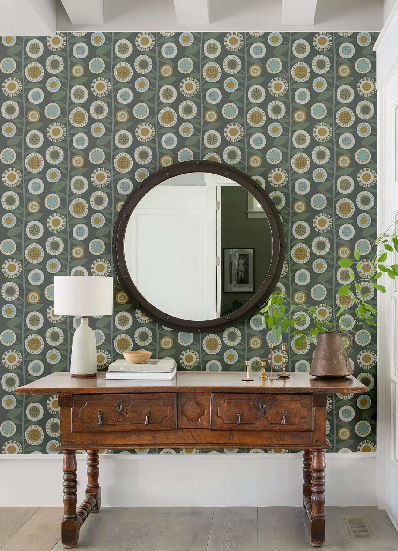 Sisu EverFloral Geometric Wallpaper