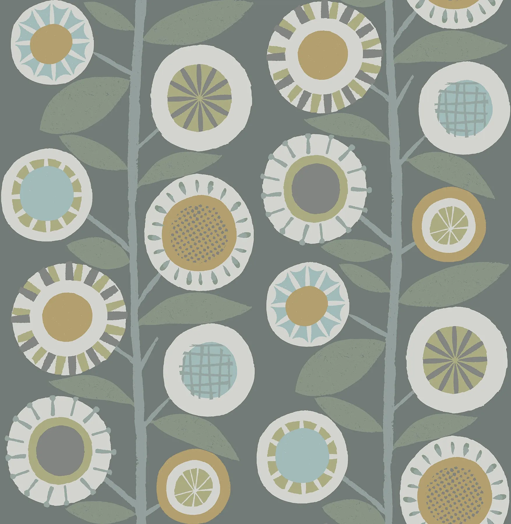 Sisu EverFloral Geometric Wallpaper