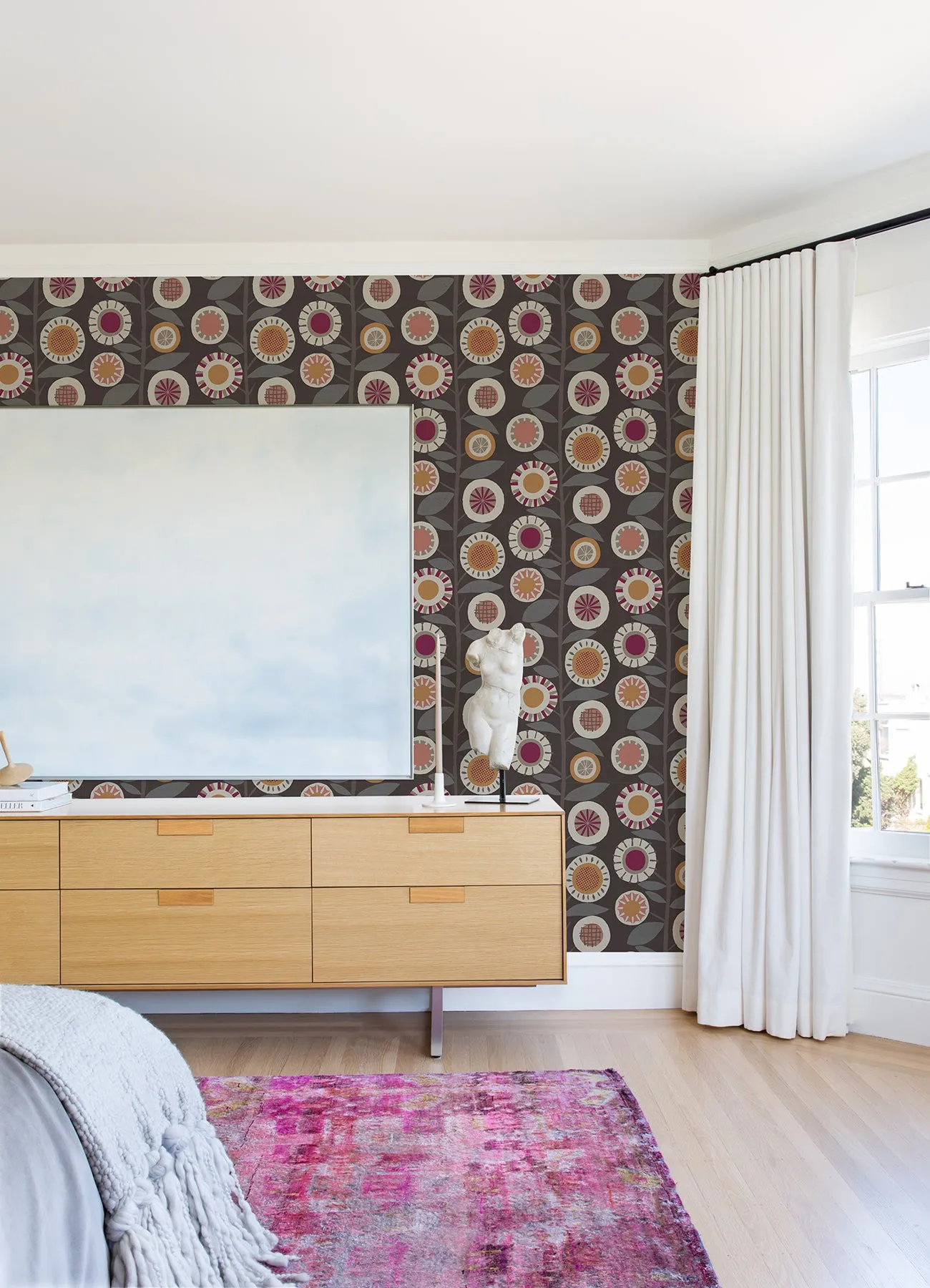 Sisu EverFloral Geometric Wallpaper