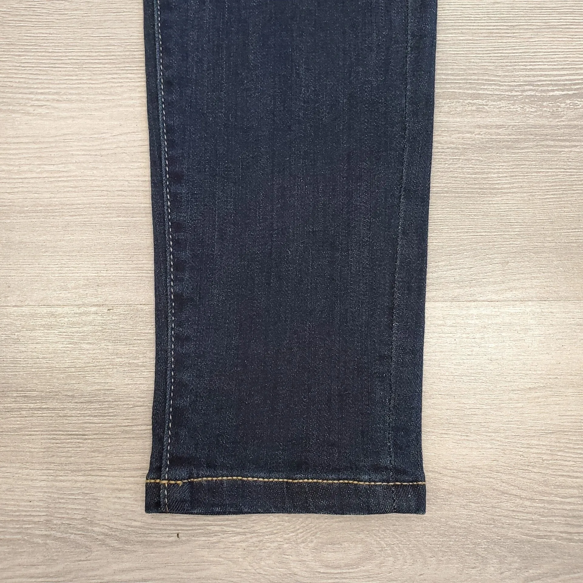 SKINNY PULL ON INDIGO GLIDER JEANS