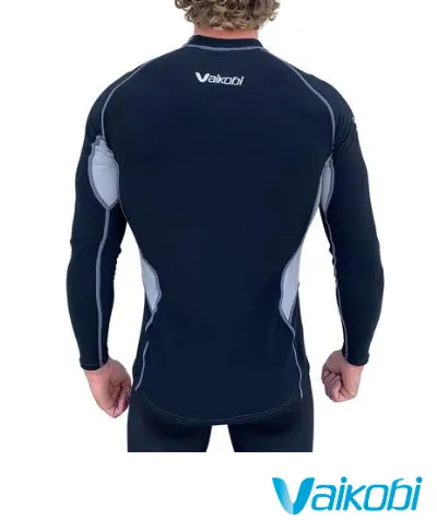 Vaikobi V COLD HYDROFLEX TOP - BLACK/SILVER