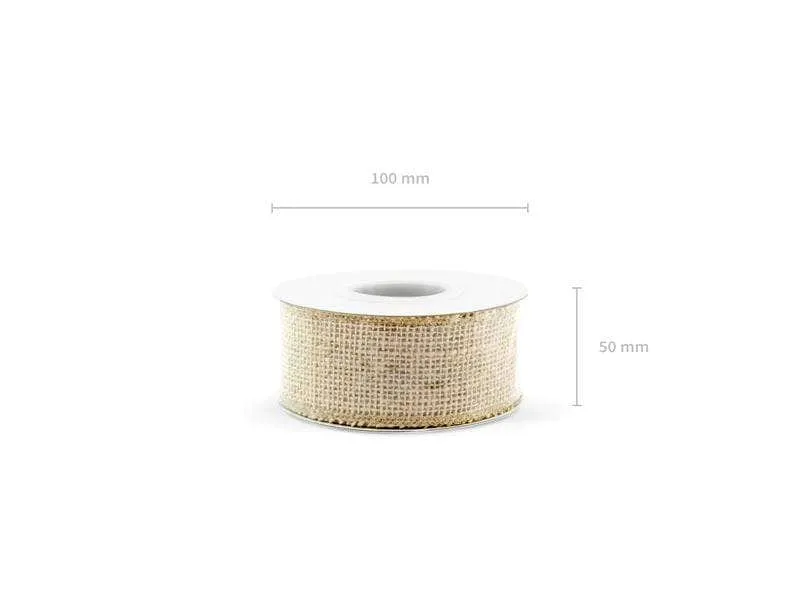 Wide Burlap Ribbon